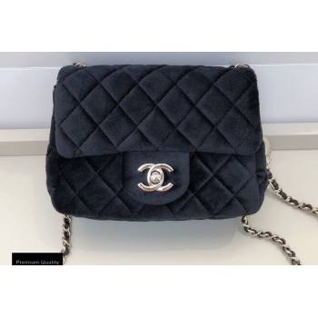 Chanel Velvet Strass Pearl Crush Mini Flap Bag AS1786 Black 2020 (smjd-20091722)