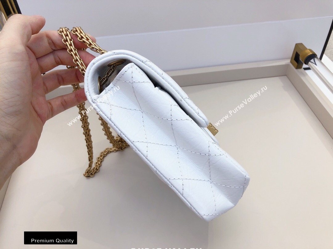 Chanel Calfskin 2.55 Reissue Phone Bag AS1326 White 2020 (smjd-20091831)