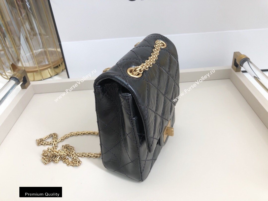 Chanel Original Calfskin 2.55 Reissue Phone Bag AS1326 Black 2020 (smjd-20091829)