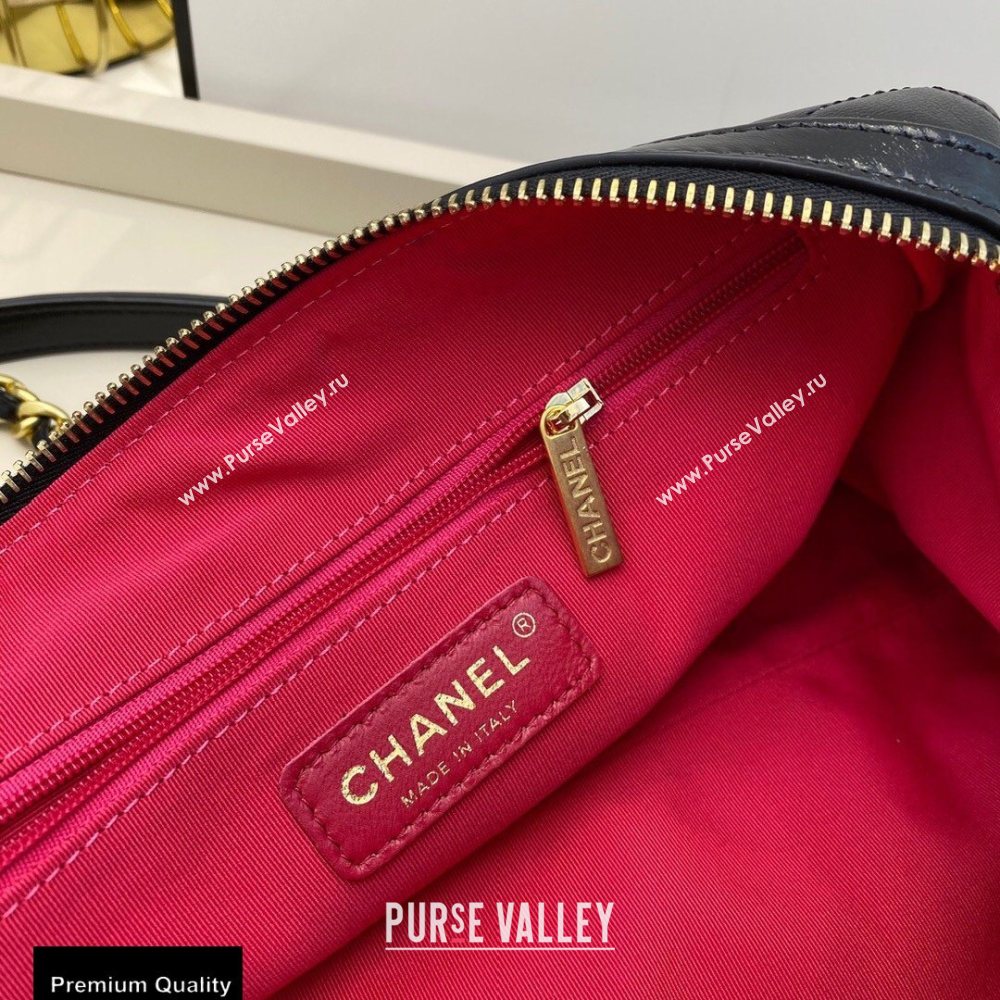 Chanel Grained Calfskin Bowling Bag AS1897 Black 2020 (smjd-20091727)