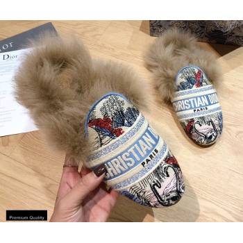 Dior Shearling Fur Slippers 01 2020 (modeng-20091901)