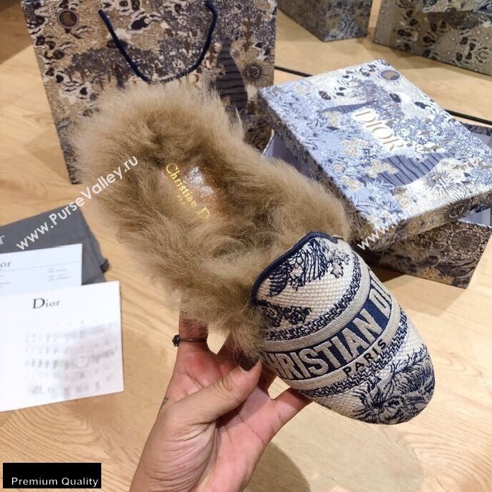 Dior Shearling Fur Slippers 02 2020 (modeng-20091902)