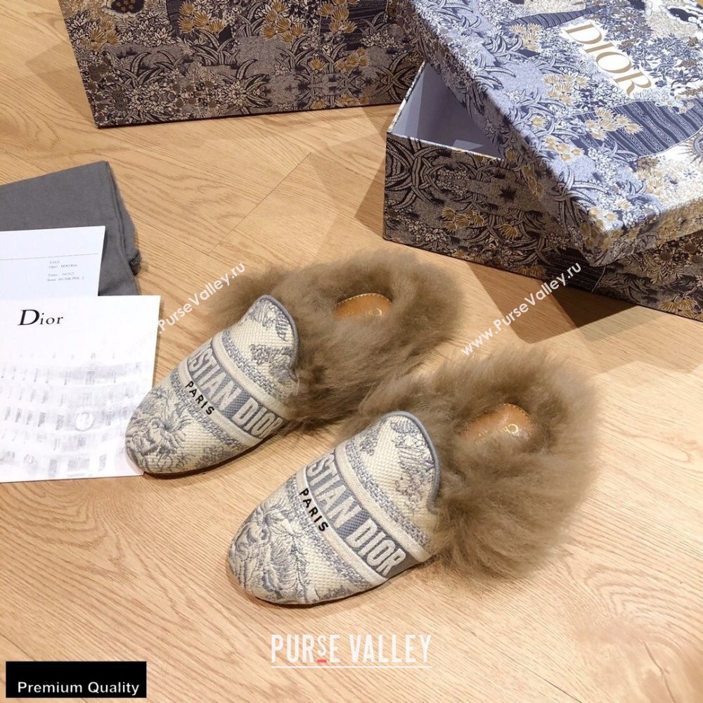 Dior Shearling Fur Slippers 04 2020 (modeng-20091904)