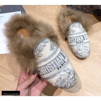 Dior Shearling Fur Slippers 04 2020 (modeng-20091904)