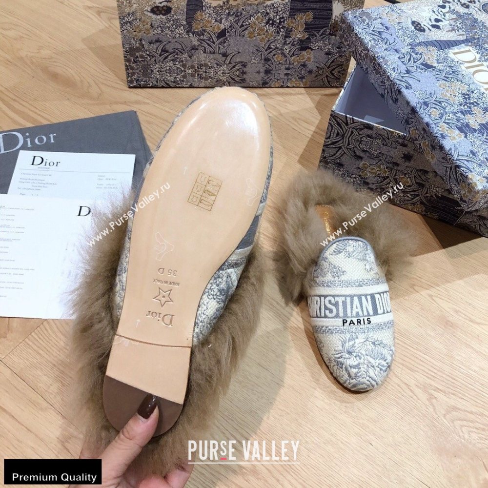 Dior Shearling Fur Slippers 04 2020 (modeng-20091904)