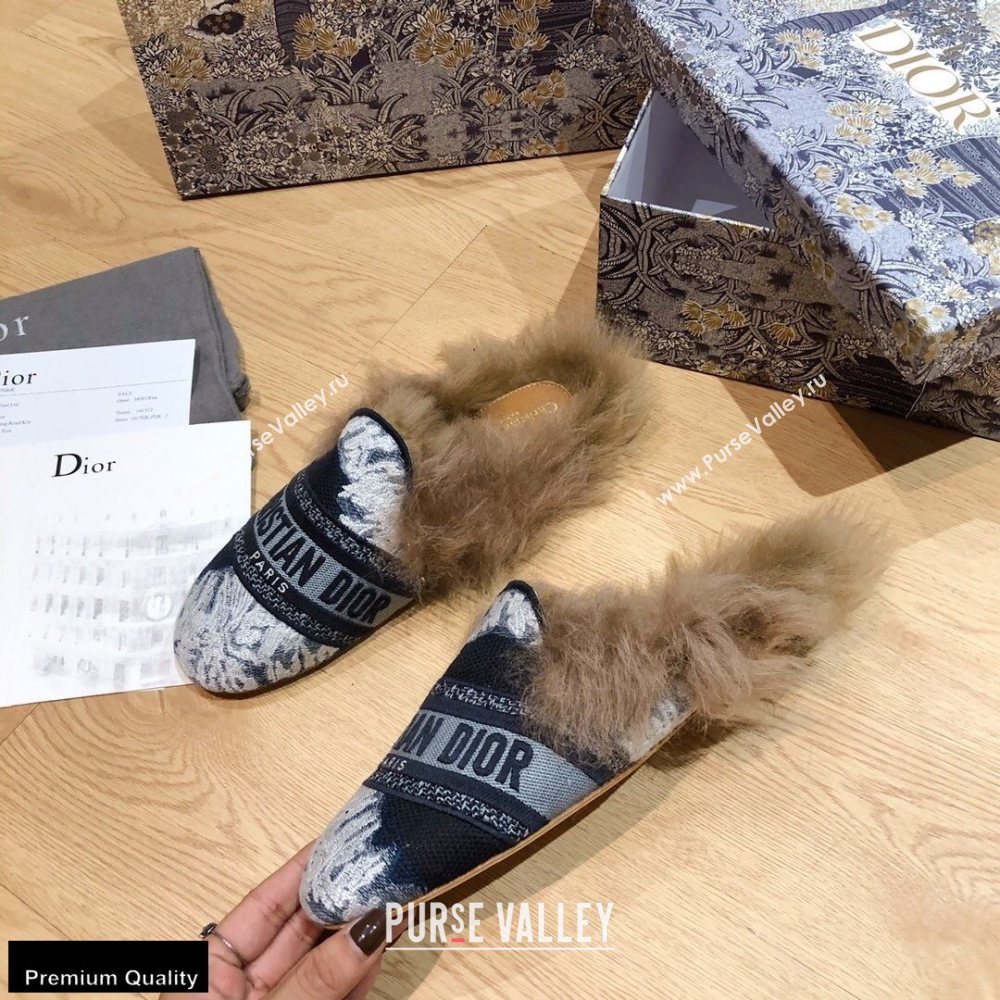 Dior Shearling Fur Slippers 05 2020 (modeng-20091905)