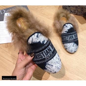 Dior Shearling Fur Slippers 05 2020 (modeng-20091905)