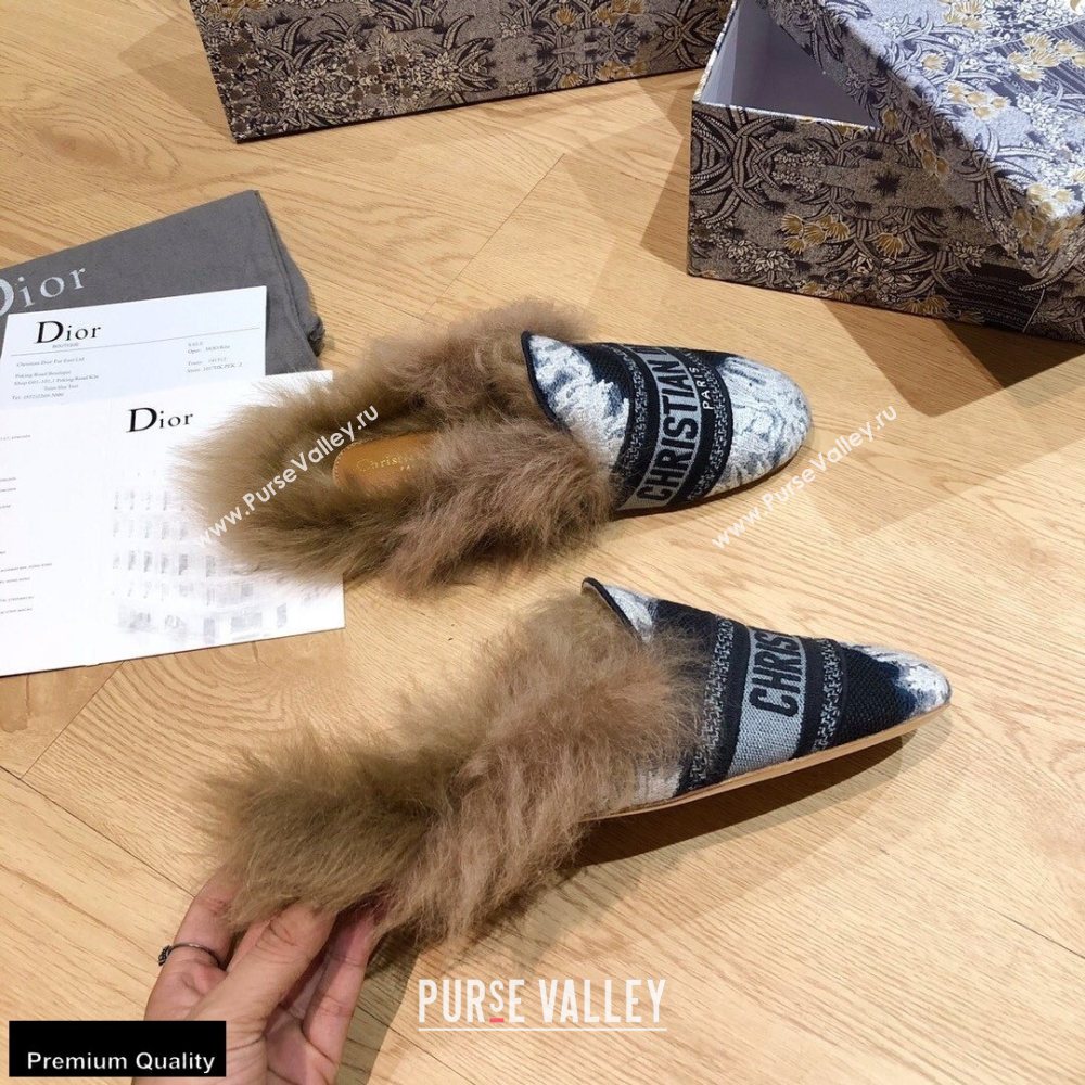 Dior Shearling Fur Slippers 05 2020 (modeng-20091905)