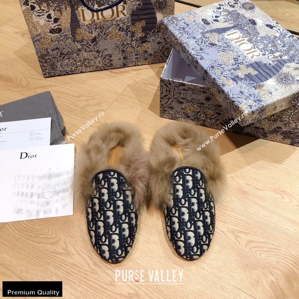 Dior Shearling Fur Slippers 06 2020 (modeng-20091906)