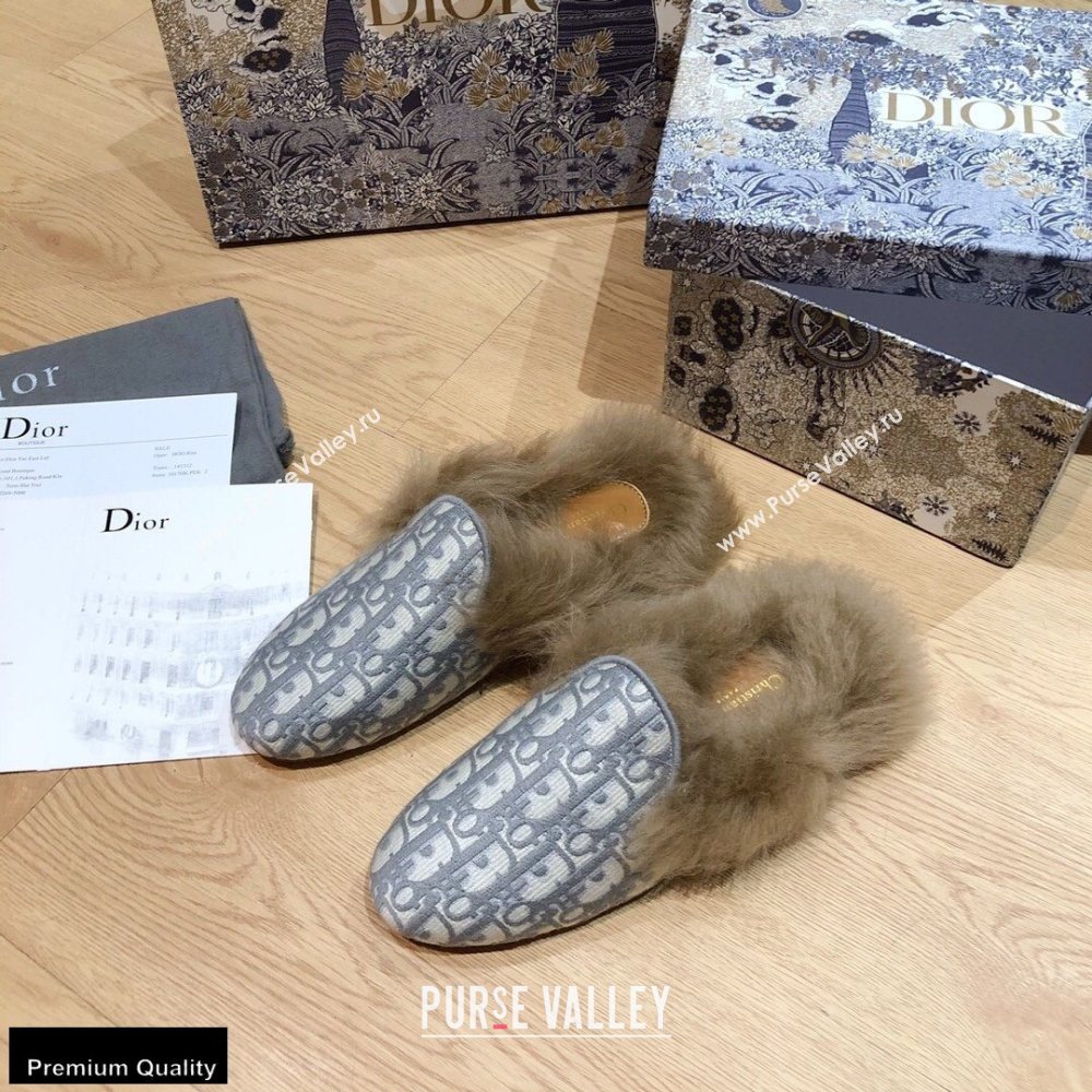 Dior Shearling Fur Slippers 07 2020 (modeng-20091907)