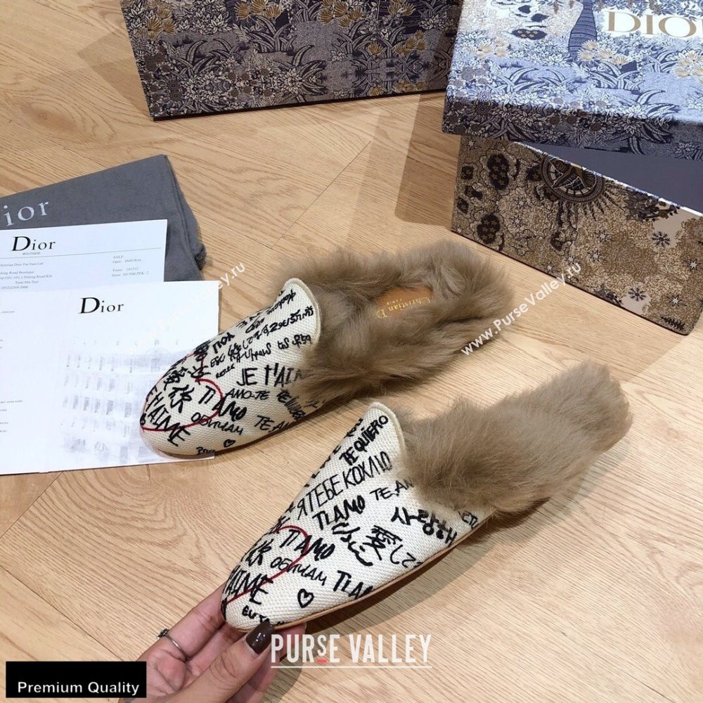 Dior Shearling Fur Slippers 08 2020 (modeng-20091908)