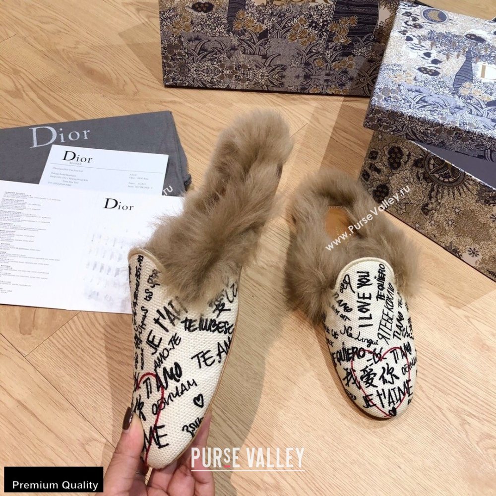 Dior Shearling Fur Slippers 08 2020 (modeng-20091908)