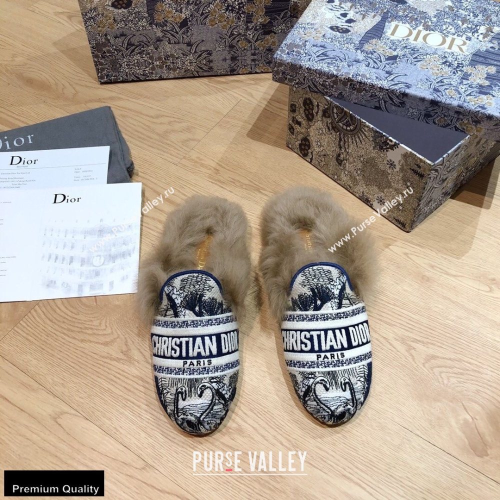 Dior Shearling Fur Slippers 09 2020 (modeng-20091909)