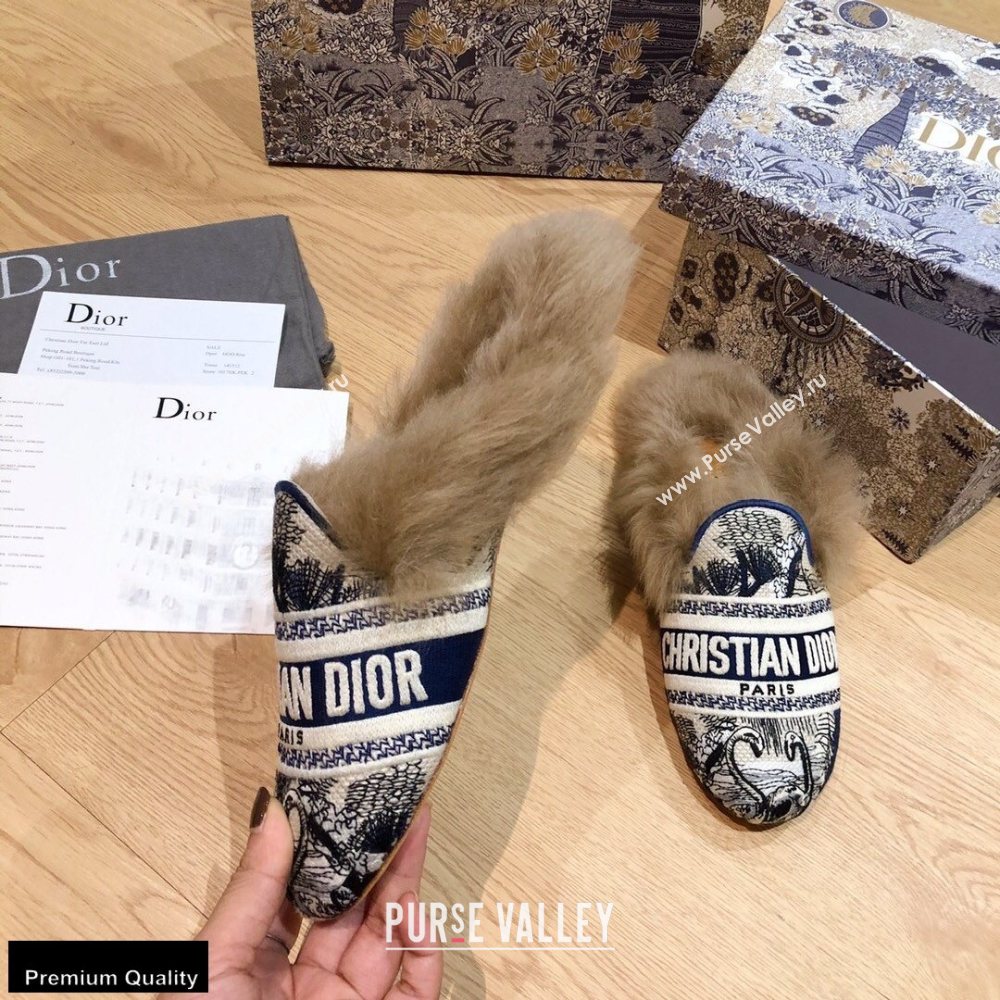 Dior Shearling Fur Slippers 09 2020 (modeng-20091909)