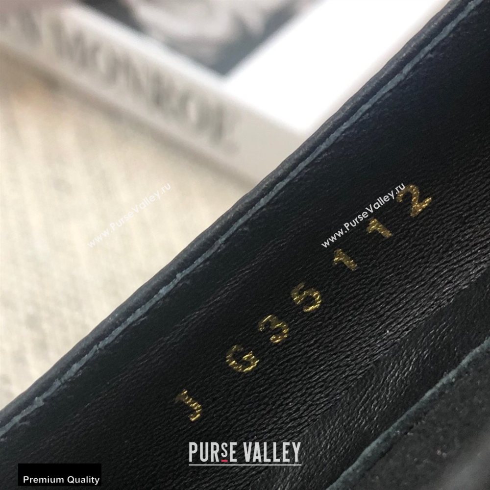 Chanel Pearl High Heel Pumps Black 2020 (modeng-20092301)