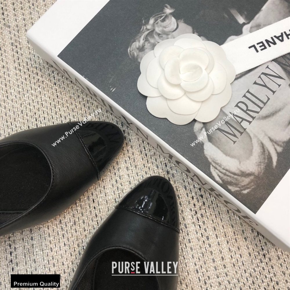 Chanel Pearl High Heel Pumps Black 2020 (modeng-20092301)
