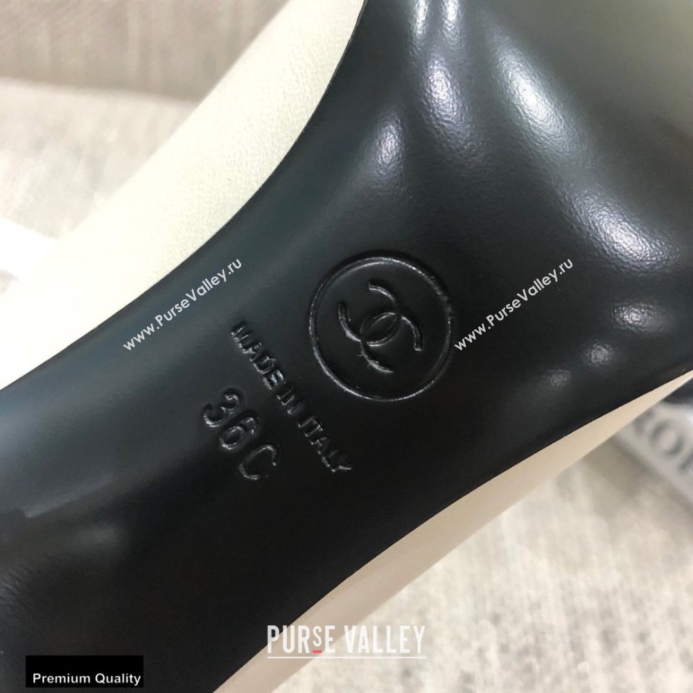 Chanel Pearl High Heel Pumps White 2020 (modeng-20092302)