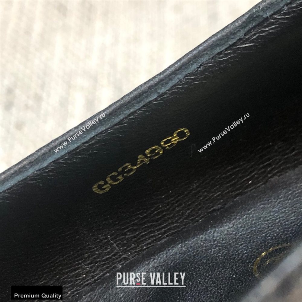 Chanel Crystal Logo Heel 3.5cm Pumps with Strap Black 2020 (modeng-20092311)