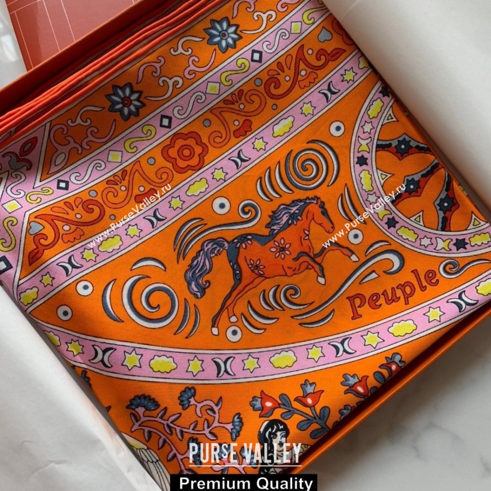 Hermes Scarf 90x90cm 41 2020 (weinisi-20092651)