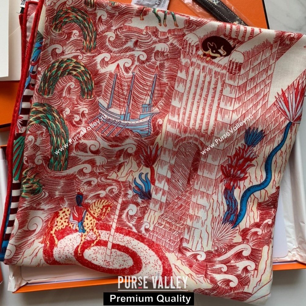 Hermes Scarf 140x140cm 24 2020 (weinisi-20092615)