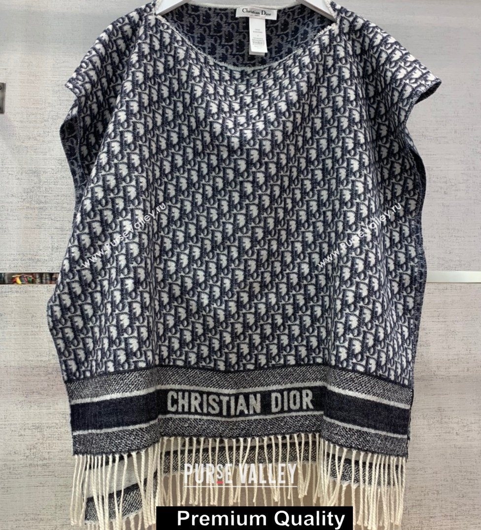 Dior Oblique Poncho 70x150cm 2020 (weinisi-200926718)