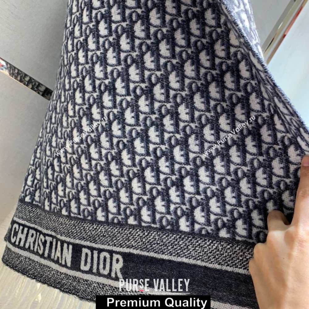 Dior Oblique Poncho 70x150cm 2020 (weinisi-200926718)