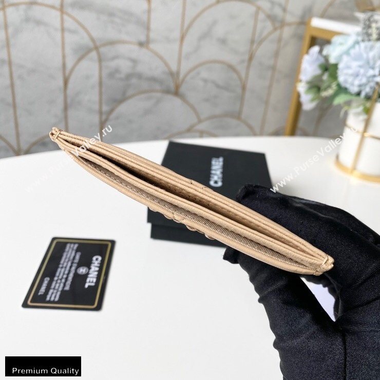 Chanel 19 Card Holder AP1167 Beige 2020 (yingfeng-20092909)