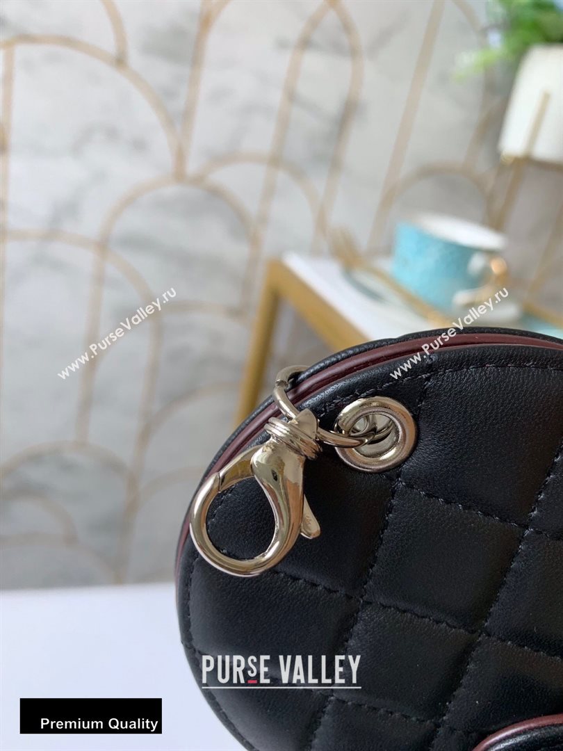 Chanel Round Mirror Lambskin Black (yingfeng-20092913)