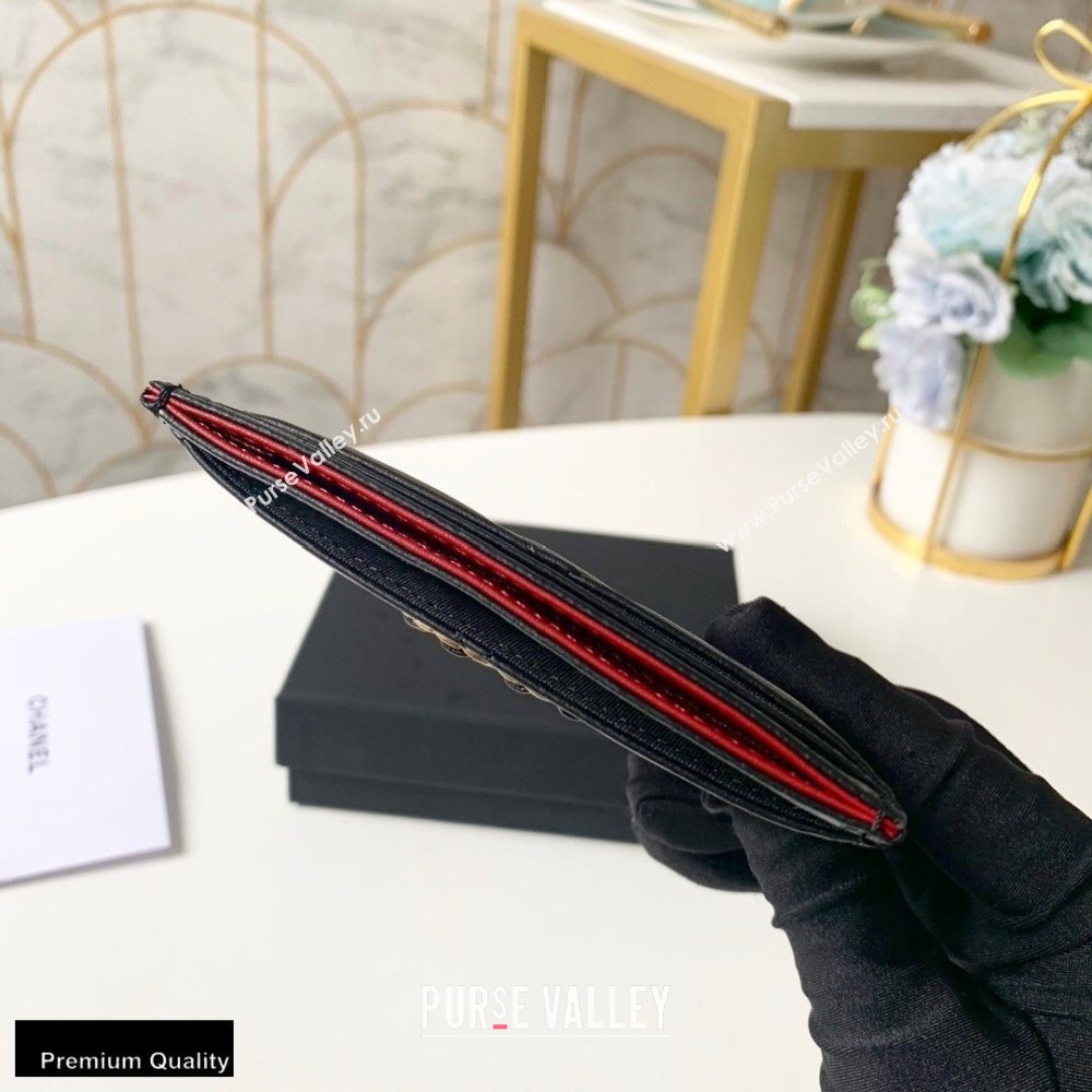 Chanel 19 Card Holder AP1167 Black 2020 (yingfeng-20092906)