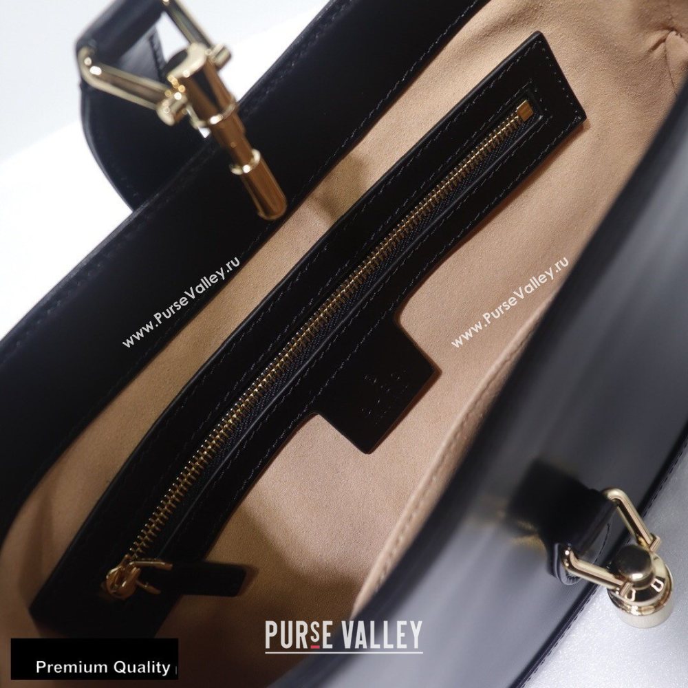 Gucci Jackie 1961 Small Hobo Bag 636706 Leather Black 2020 (delihang-20093012)