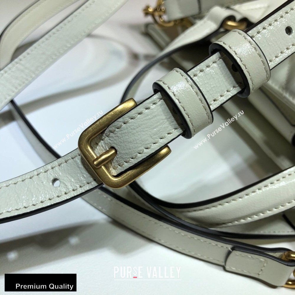 Gucci GG Marmont Medium Tote Bag ‎627332 White 2020 (delihang-20093011)