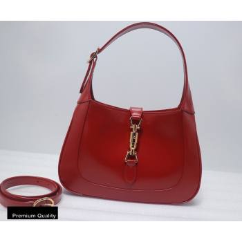 Gucci Jackie 1961 Small Hobo Bag 636706 Leather Red 2020 (delihang-20093014)