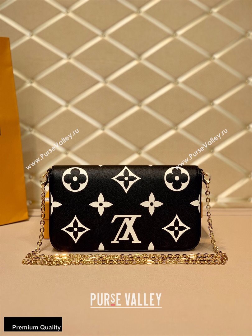 Louis Vuitton LV Crafty Felicie Pochette Bag M69515 Black 2020 (kiki-20100710)