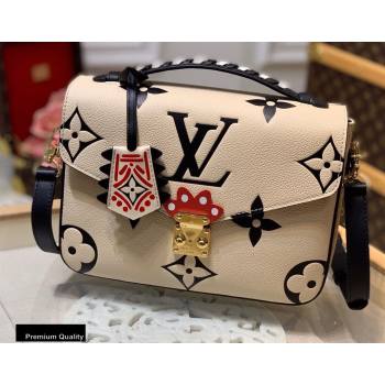 Louis Vuitton LV Crafty Pochette Metis Bag Braided Top Handle M45384 Creme 2020 (kiki-20100709)