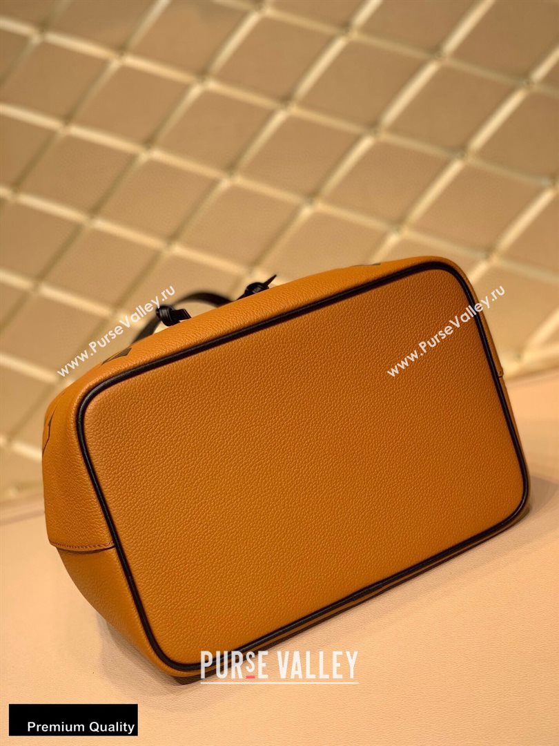 Louis Vuitton LV Crafty NeoNoe MM Bucket Bag Braided Top Handle M56888 Caramel 2020 ( kiki-20100707)