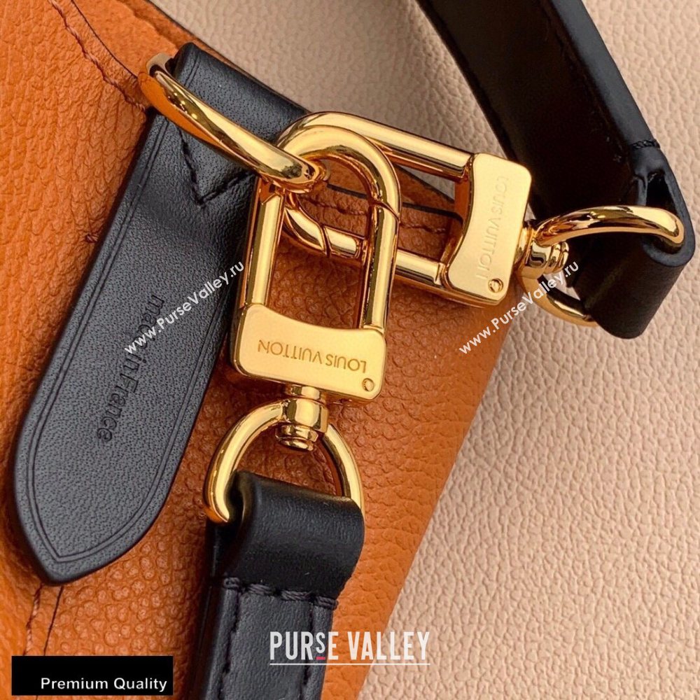 Louis Vuitton LV Crafty NeoNoe MM Bucket Bag Braided Top Handle M56888 Caramel 2020 ( kiki-20100707)