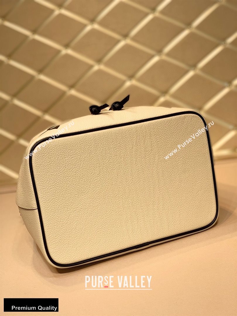 Louis Vuitton LV Crafty NeoNoe MM Bucket Bag Braided Top Handle M56889 Creme 2020 (kiki-20100706)