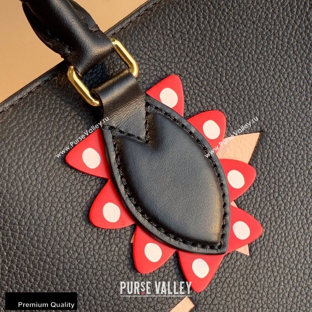 Louis Vuitton LV Crafty Onthego MM Tote Bag Braided Top Handle M45375 Black 2020 (kiki-20100703)