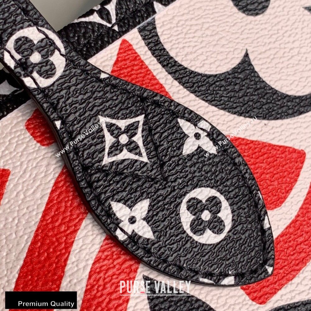 Louis Vuitton LV Crafty Neverfull MM Tote Bag Red Runway M56583 2020 (kiki-20053021)