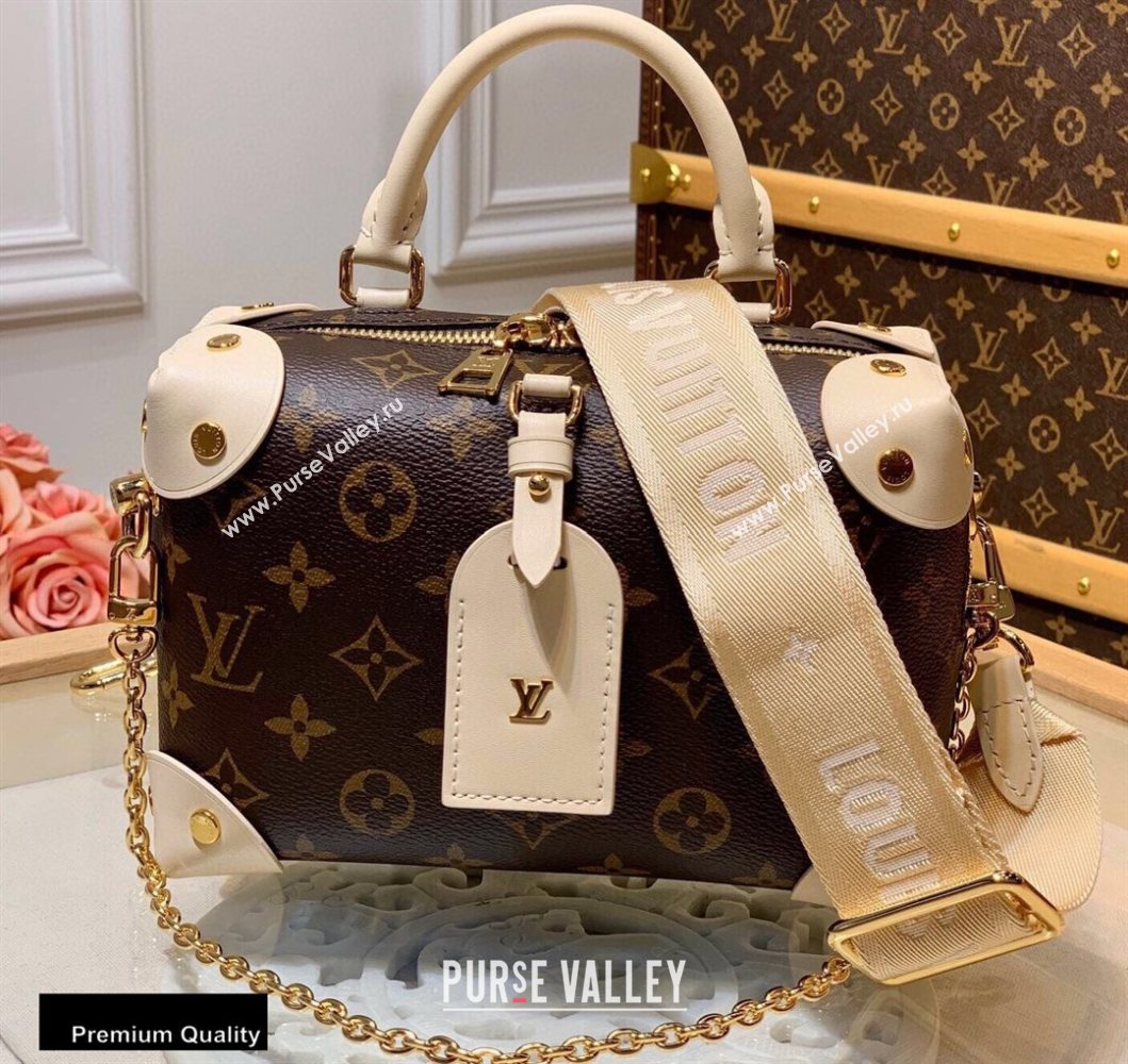 Louis Vuitton Petite Malle Souple Bag White 2020 (kiki-20100734)