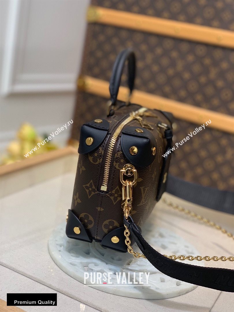 Louis Vuitton Petite Malle Souple Bag M45571 Black 2020 (kiki-20100733)