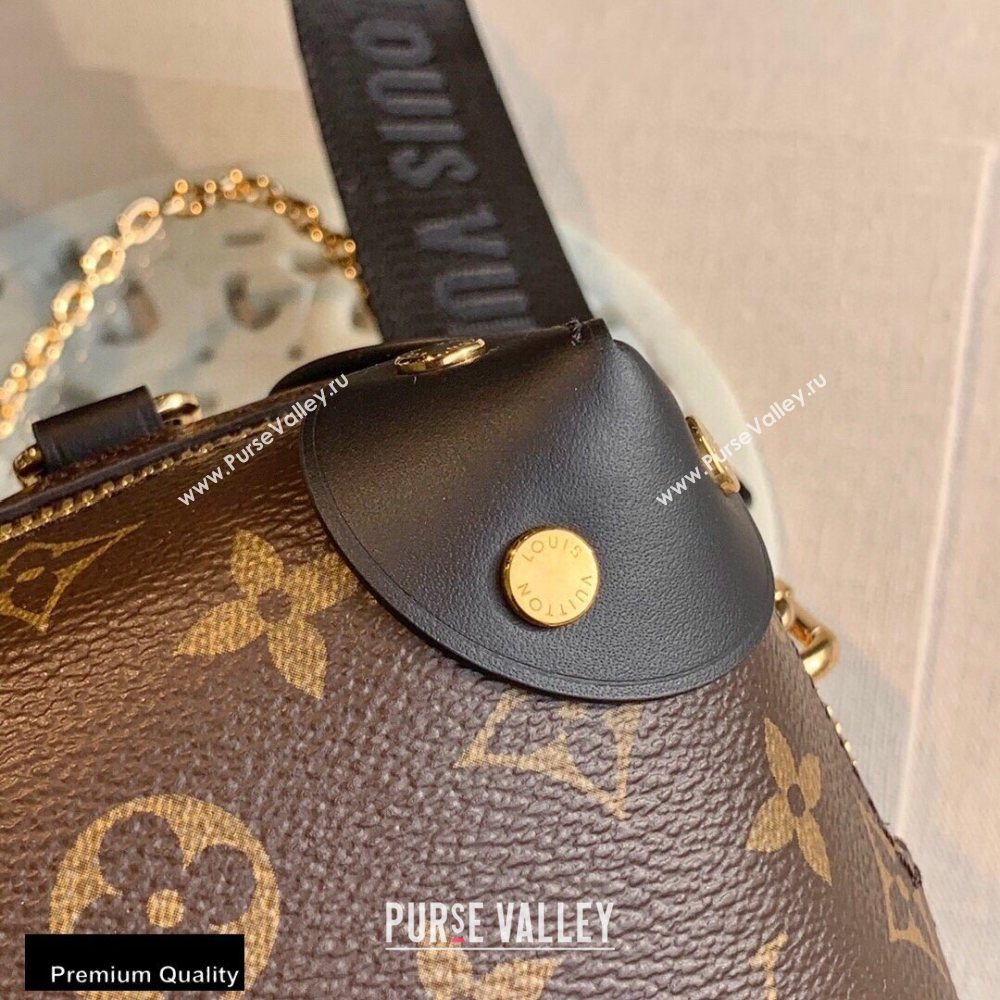 Louis Vuitton Petite Malle Souple Bag M45571 Black 2020 (kiki-20100733)