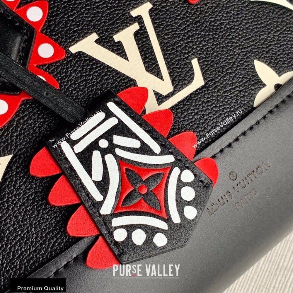 Louis Vuitton LV Crafty Alma BB Bag Braided Top Handle Black 2020 (kiki-20100712)