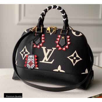 Louis Vuitton LV Crafty Alma PM Bag Braided Top Handle M45380 Black 2020 (kiki-20100711)