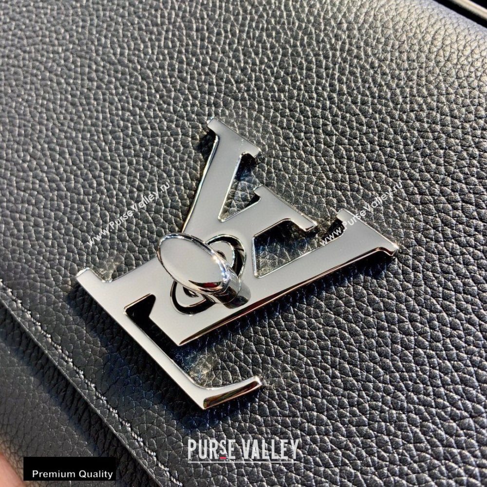 Louis Vuitton Lockme Clutch Bag M56088 Black 2020 (kiki-20100725)