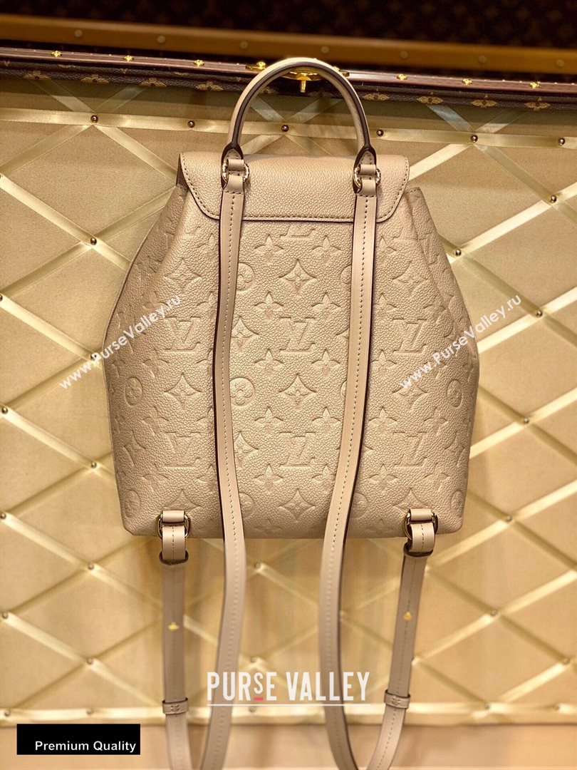 Louis Vuitton Montsouris Backpack Bag M45410 Tourterelle Gray 2020 (kiki-20100731)