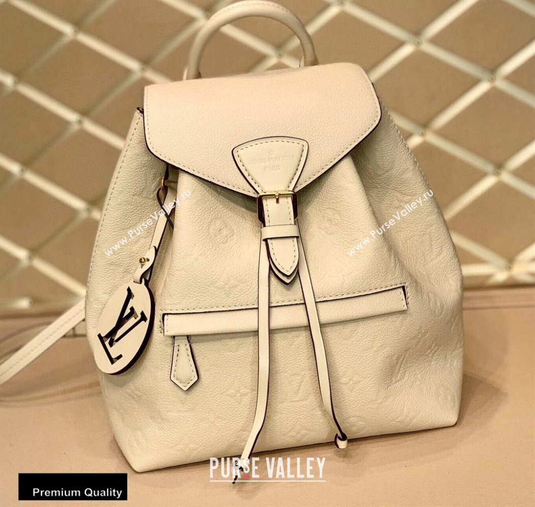 Louis Vuitton Montsouris Backpack Bag M45397 Cream 2020 (kiki-20100732)