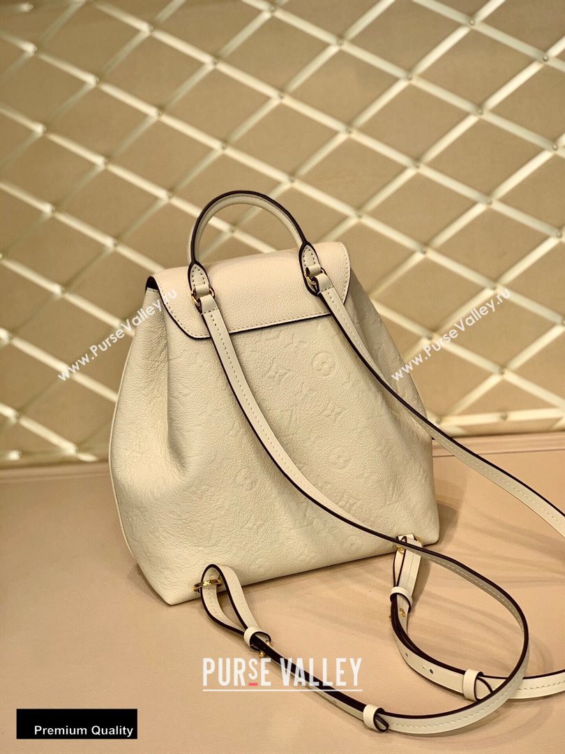 Louis Vuitton Montsouris Backpack Bag M45397 Cream 2020 (kiki-20100732)