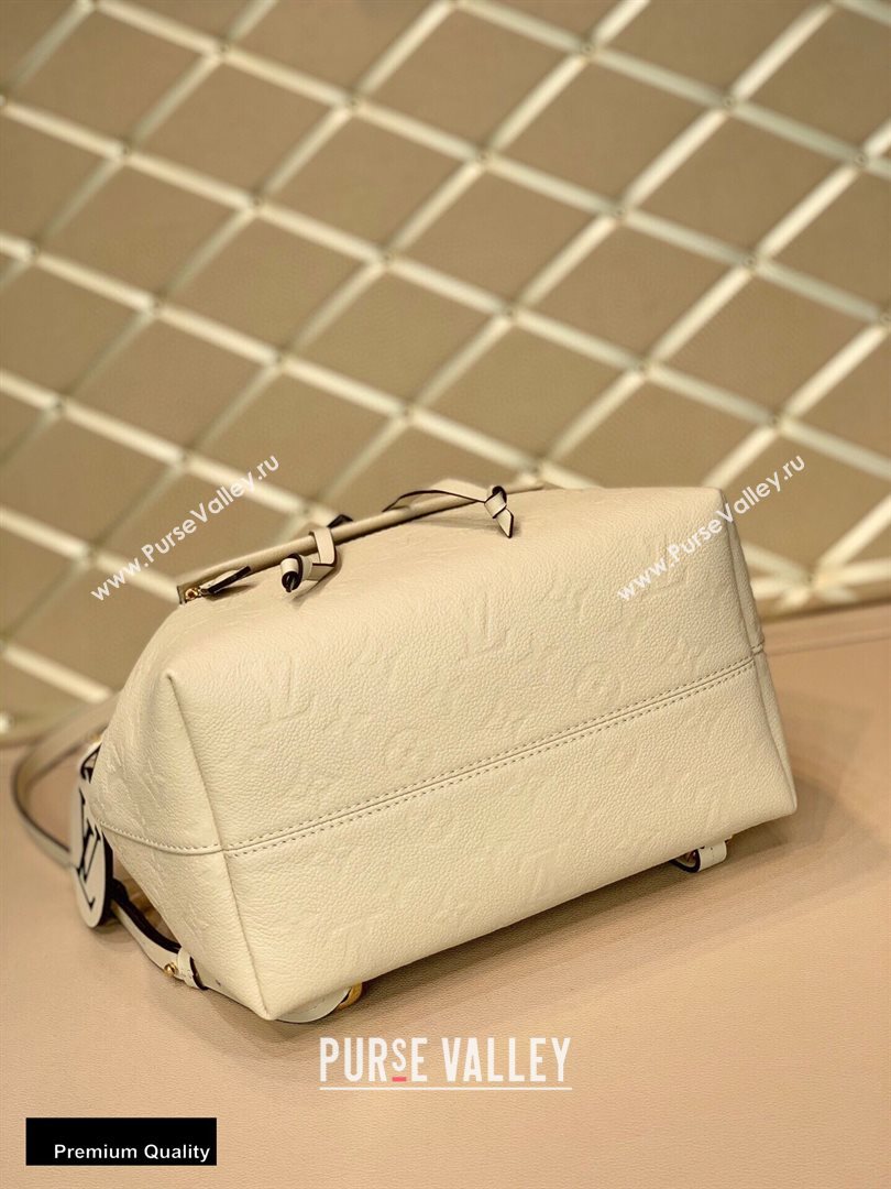 Louis Vuitton Montsouris Backpack Bag M45397 Cream 2020 (kiki-20100732)