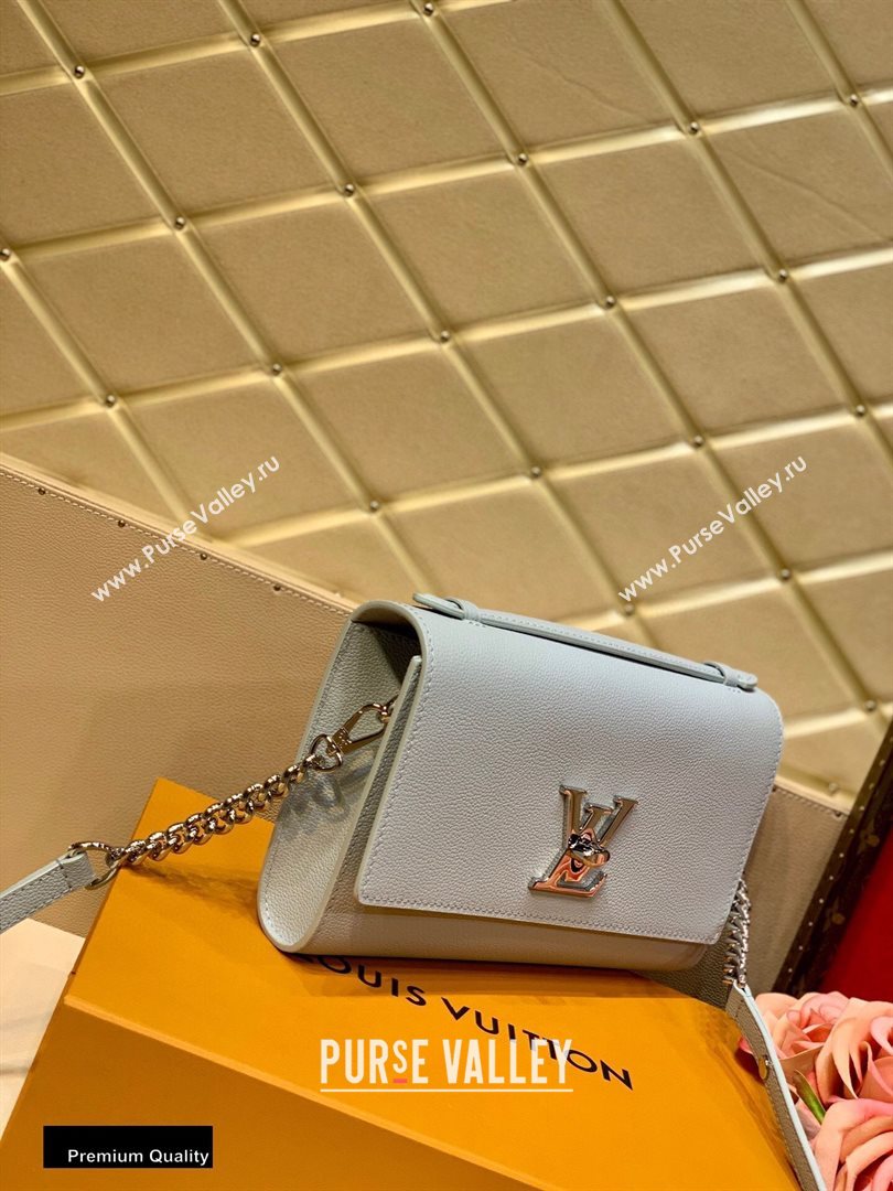 Louis Vuitton Lockme Clutch Bag M56136 Olympe Blue 2020 (kiki-20100727)